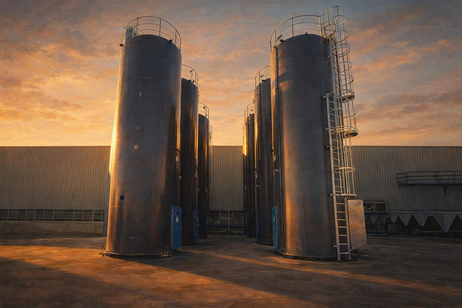 PRI blending silos